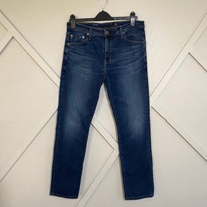AG The Everett Slim Straight Jeans 32 Dark Wash